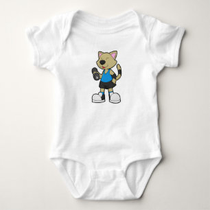 Body Fitness au chat avec Dumbbell