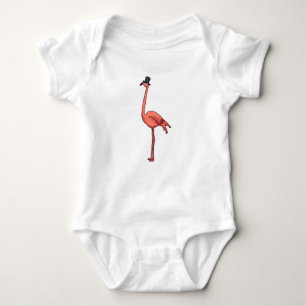 Body Flamant rose avec Casquette