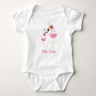 Body Flamant rose Baby shower Mignonne Tropical Petite