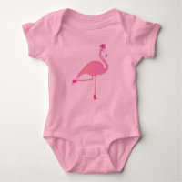 Flamant rose Bébé Tutu Bodysuit