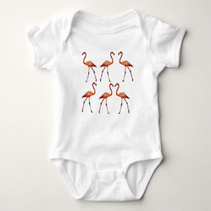Body Flamant rose Bird Baby Jersey Bodysuit