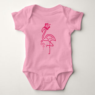 Body Flamant Rose Féminin Été Mignon