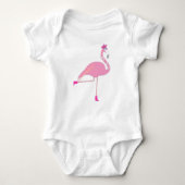 Body Flamingo - Bodysuit bébé en jersey (Devant)