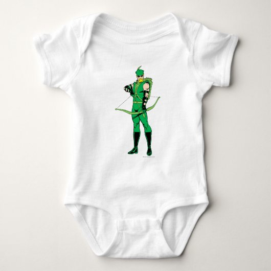 Body Flèche verte debout avec flèche (Devant)