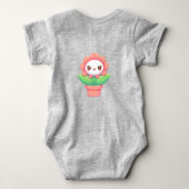 Body Fleur mignonne, capricieuse en pot (Dos)