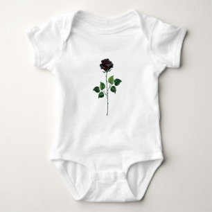 Body Fleur rose noire
