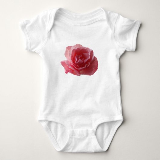 Body Fleur rose rose Fleur de fleurs Baby Bodysuit (Devant)