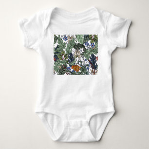 Body Fleurs, art déco, moderne, sans soudure.