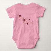 Body Fleurs - bébé (Dos)