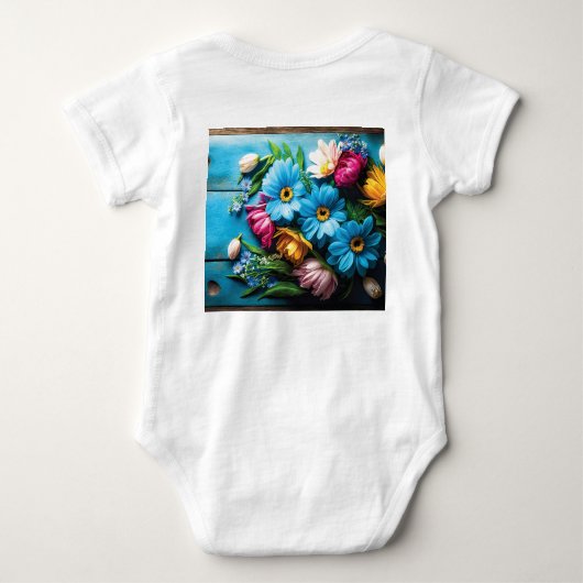 Body Fleurs colorées (Dos)