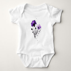 Body Fleurs d'aquarelle Abstraites