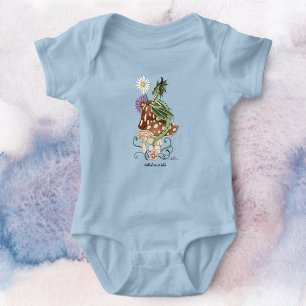 Body Fleurs de Champignon de Dragon de Fantaisie Verte