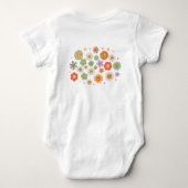 Body Fleurs de Maman Rétro Groovy - Conception pour Tou (Dos)