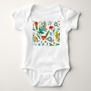 Body Fleurs de Printemps : Motif Floral Sans Couture