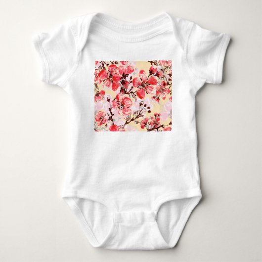 Body Fleurs de printemps U Motif (Devant)