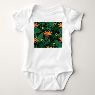 Body Fleurs de Strelitzia : Arrière - plan Vintage trop