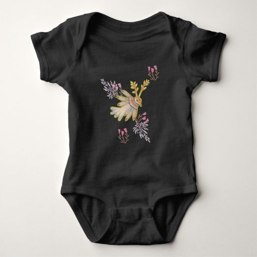 Body fleurs et oiseaux (Devant)