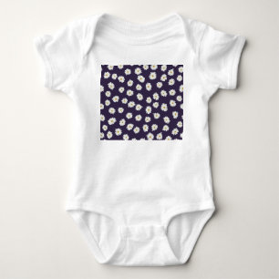 Body Fleurs marguerites : petit motif sans soudure.