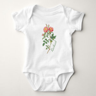 BODY FLEURS PERSONNALISÉES BÉBÉ BODYSUIT