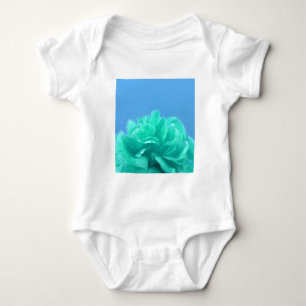 Body Floral bleu-vert coloré