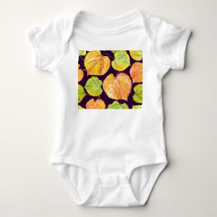 Body Floraux d'aquarelle d'automne, motif sans soudure.