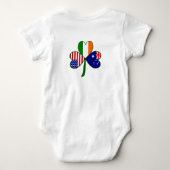 Body Fond vert trèfle australien (Dos)