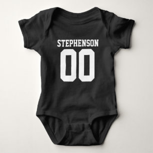 Body Football personnalisé Jersey Baby Boy Texte person