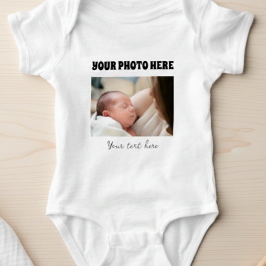 Body for children with photo and customized text