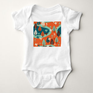 Body Forêt d'oies : Scène Vintage de la nature