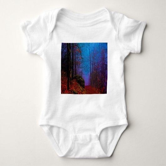 Body Forêt peinte automne pourpre brouillard (Devant)