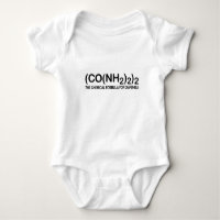 Formule chimique amusante pour le maillot bébé Dia