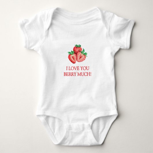 Body Fraise Je T'Aime Beaucoup Berry (Devant)