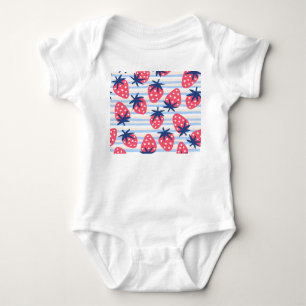 Body Framboise Art : Motif doux sans couture