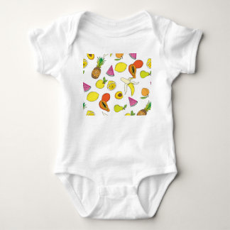 Body Fruit Juglé, Motif Vintage sans joint.