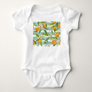 Body Fruits Orange Floral : Vintage sans couture.