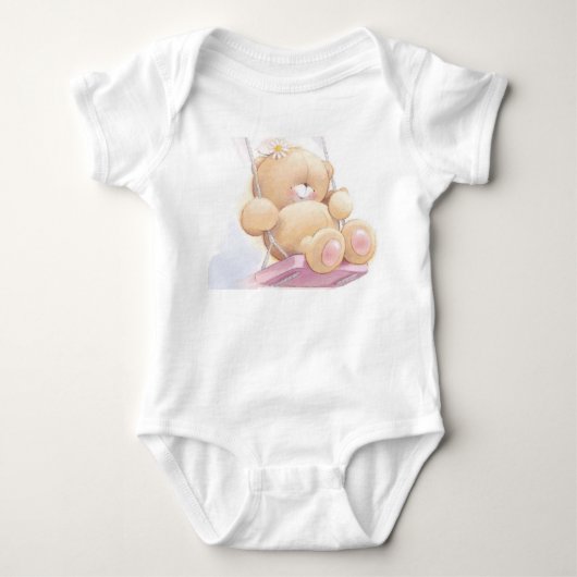 Body Fumeur de bébé/Ours en peluche (Devant)
