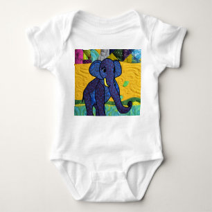 Body Fun Baby Elephant - Quilt Like Design