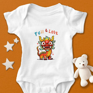 Body Fun Carton Dragon Chinois Nouvel An Fu Kids Cadeau