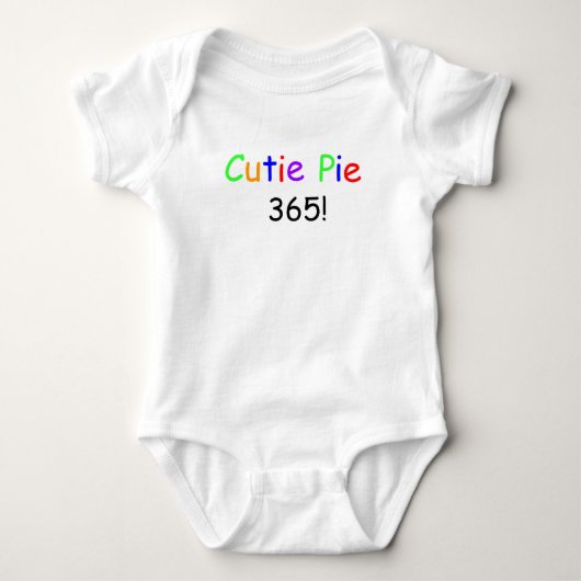 Body Fun Cutie Pie 365 Chemise bébé (Devant)