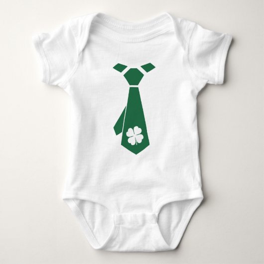 Body Fun Faux Shamrock Cravate St. Patrick's Day (Devant)