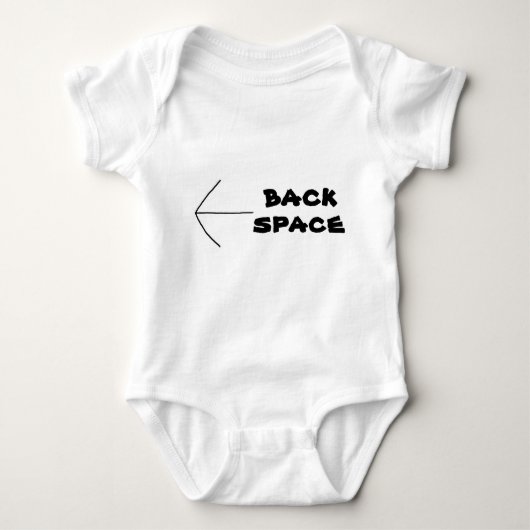 Body Fun Web Lingo BACK SPACE Tee n Chemises (Devant)