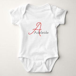 Body Fun Whimsical Girl Script Monogramme et nom