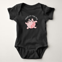 Funny 6 Dessin illustratif Cochon rose année perso