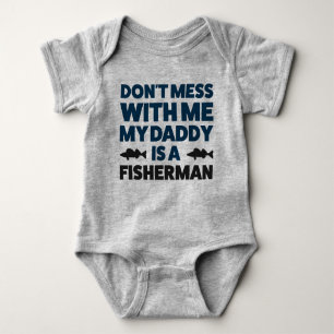 Body Funny Baby Fishing Jersey Bodysuit Chemise
