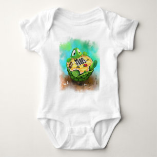 Body Funny Bébé Bodysuit Turtle Ladybug Jouer aux échec