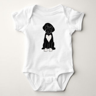 Body Funny Black Portugais Water Dog