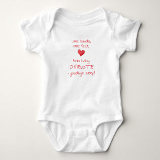 Body Funny Personalized Baby Gift, Hello Baby 