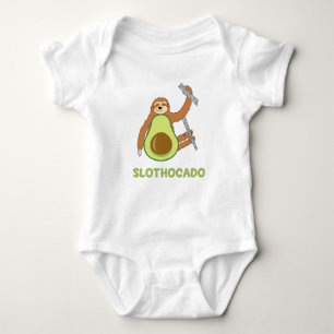 Body Funny Sloth Avocado