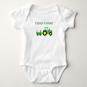 Body Futur agriculteur tracteur bébé et tout-petit