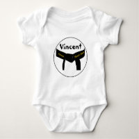 Futur bébé de ceinture noire d'arts martiaux